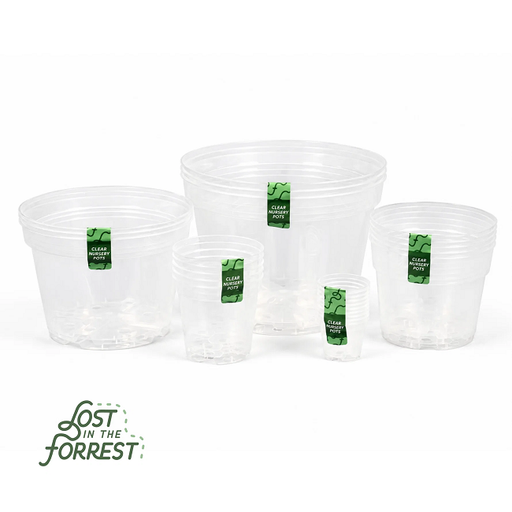 Nursery Pots - Clear Plastic