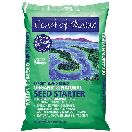 Coast of Maine Sprout Island Blend Organic Seed Starter