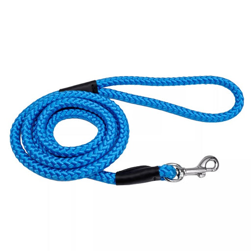 Coastal Rope Dog Leash, 6' x 1/2" Blue Lagoon