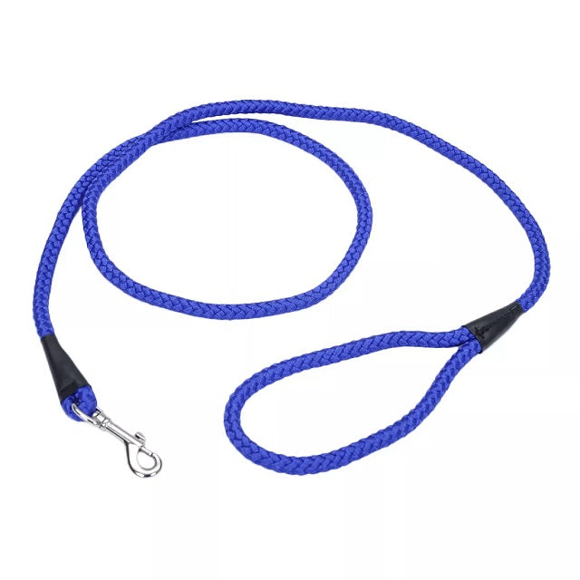 Coastal Rope Dog Leash, 6' x 1/2" Blue