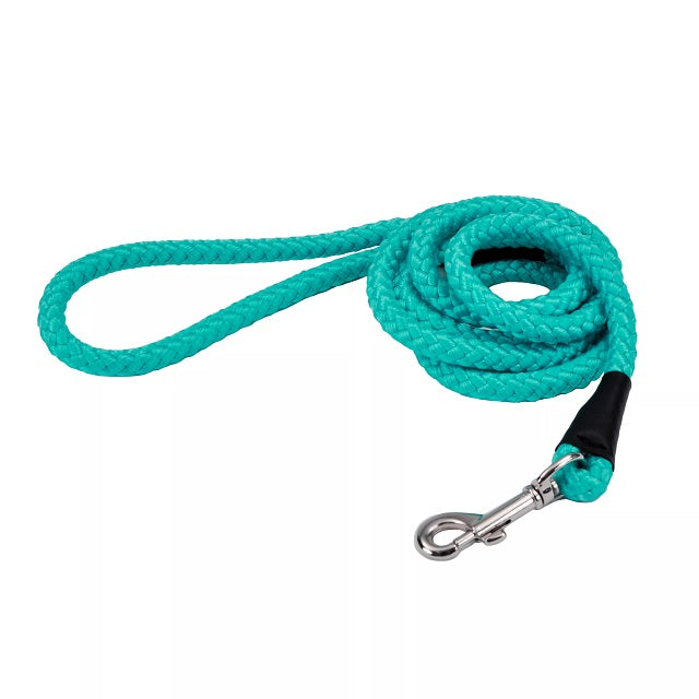 Coastal Rope Dog Leash, 6' x 1/2" Teal