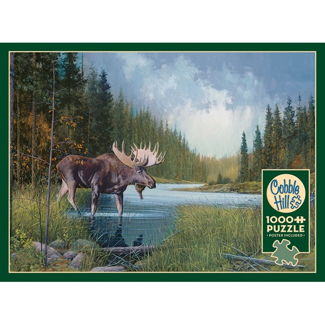 Cobble Hill 1000 Piece Jigsaw Puzzle, Moose Lake