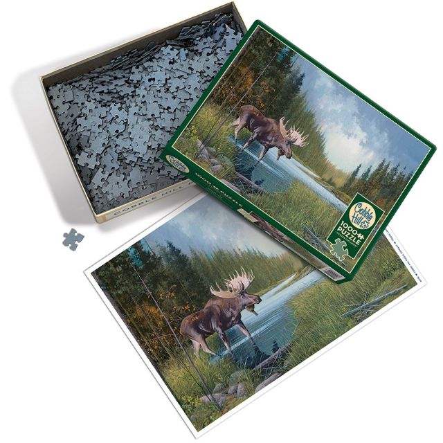 Cobble Hill 1000 Piece Jigsaw Puzzle, Moose Lake