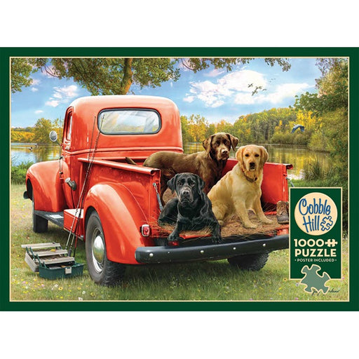 Cobble Hill 1000 Piece Jigsaw Puzzle, Fishing Friends