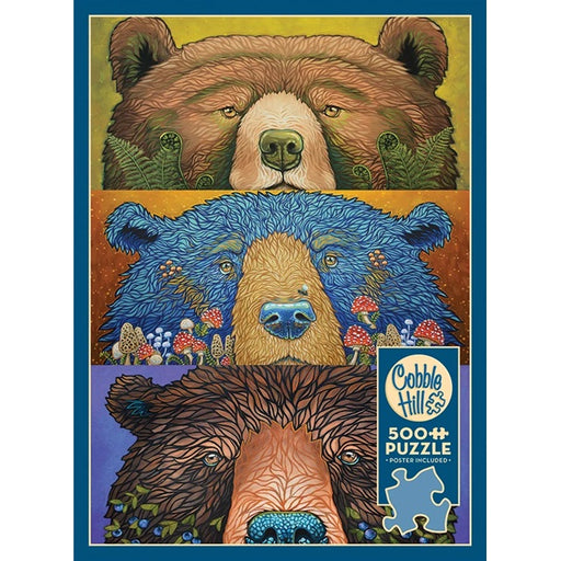 Cobble Hill 500 Piece Jigsaw Puzzle, Bear Eyes