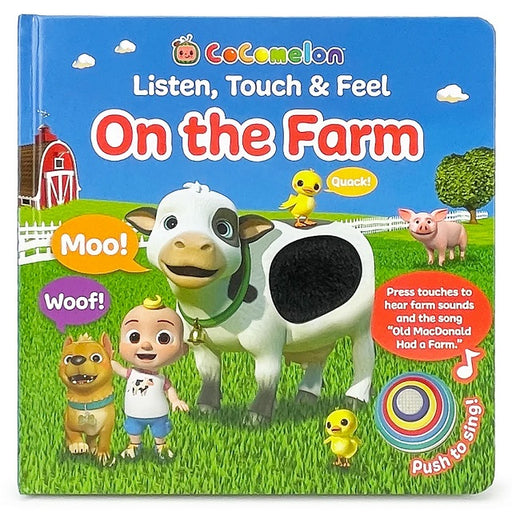 CoComelon Listen Touch and Feel On The Farm Book