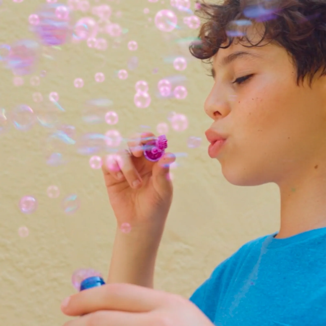 WOWmazing PoppinColorz™ 2-Pack Pink & Blue Color Bubble Tubes