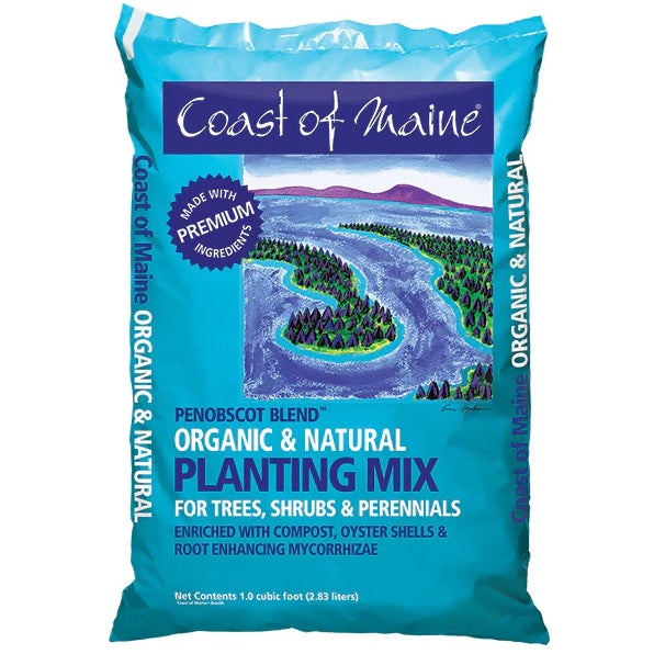 Coast of Maine Penobscot Blend Organic & Natural Outdoor Planting Mix, 1 Cubic Ft.