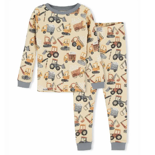Kid's Construction Long Sleeve Wild Firefly Pajama Set
