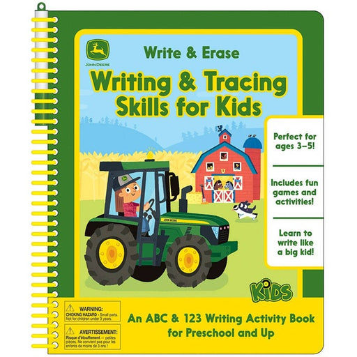 John Deere Kids Write & Erase Writing & Tracing Skills Activity Book
