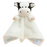 Black and White Cow Lovey Blanket Warmies