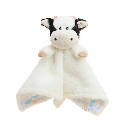 Black and White Cow Lovey Blanket Warmies