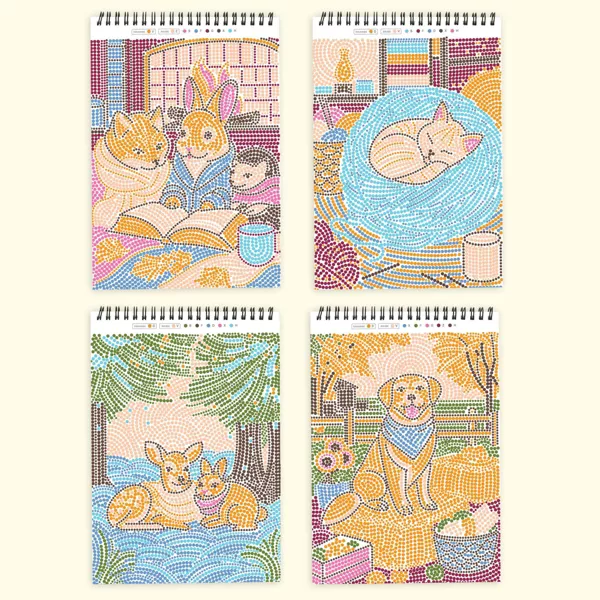 Lifelines FlowArt® Dot-By-Letter Cozy Companions