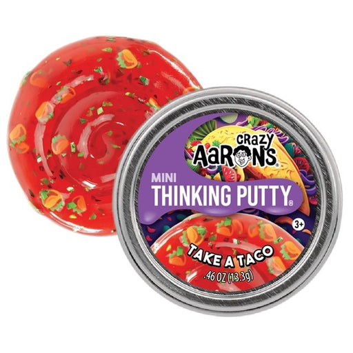 Crazy Aarons Mini Thinking Putty, Take a Taco
