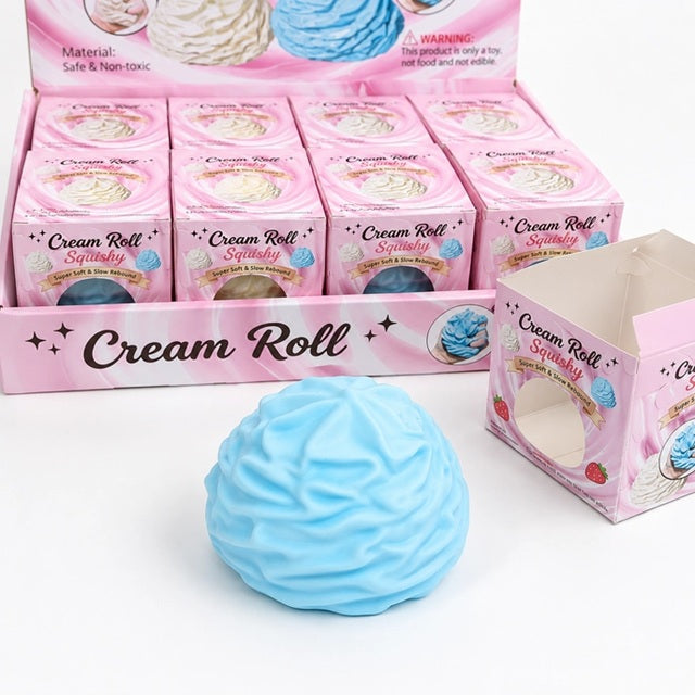 Cream Roll Vaseline Squishy, Assorted Colors