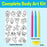 Creativity for Kids Color In Neon Temporary Tattoos Mini Craft Kit