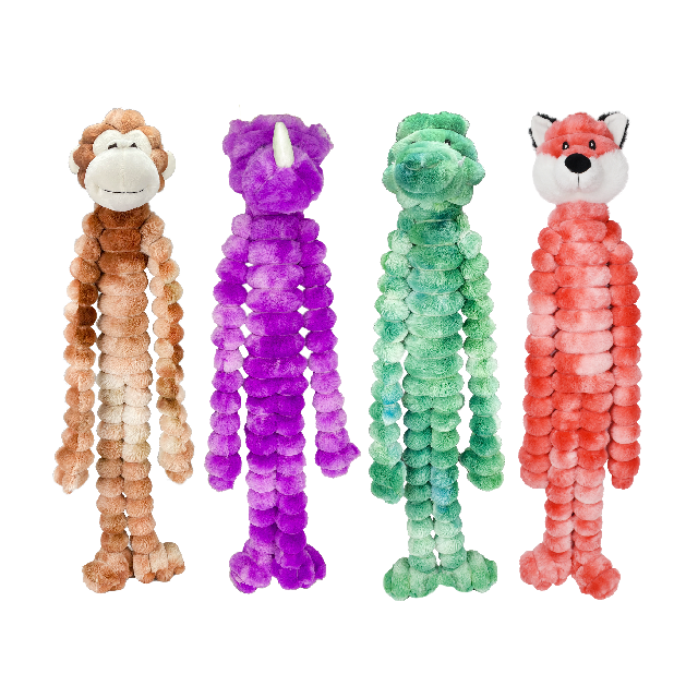 Crimpy Cuddlers Dog Toy, 27 inch, Assorted Styles