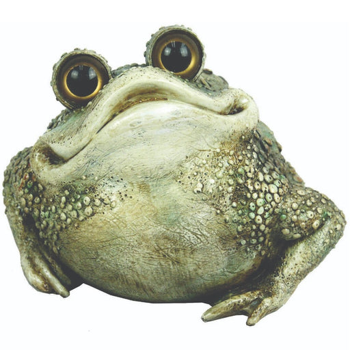 Michael Carr Designs™ Resin 'Kenzie Toad' Croaker Motion Activated Statuary