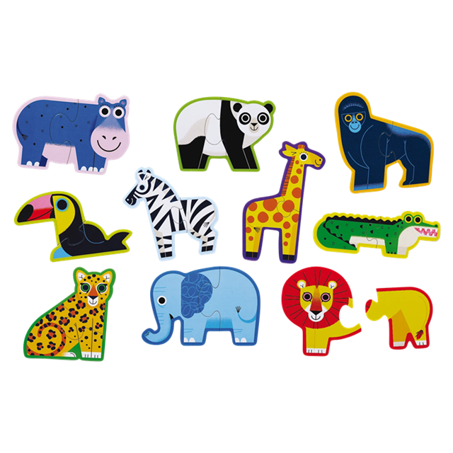 Let's Begin 10 Beginner Puzzles, Jungle