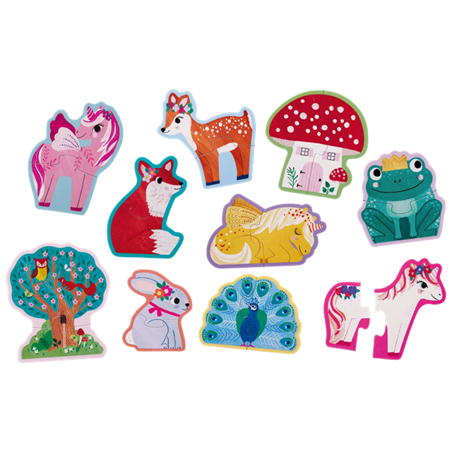 Let's Begin 10 Beginner Puzzles, Unicorn