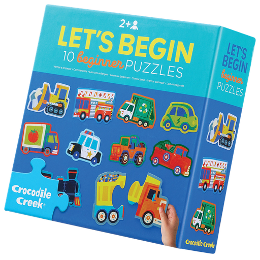 Let's Begin 10 Beginner Puzzles, Vehicles