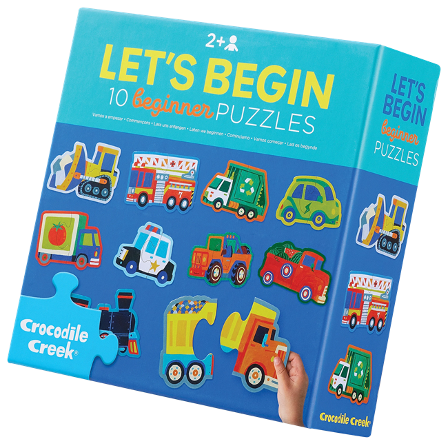 Let's Begin 10 Beginner Puzzles, Vehicles