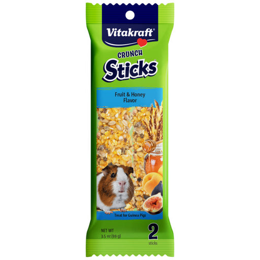 Vitakraft Crunch Sticks for Guinea Pigs -Fruit & Honey Flavor