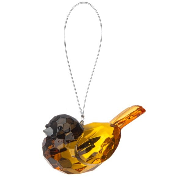 Crystal Expressions Oriole Bird Ornament