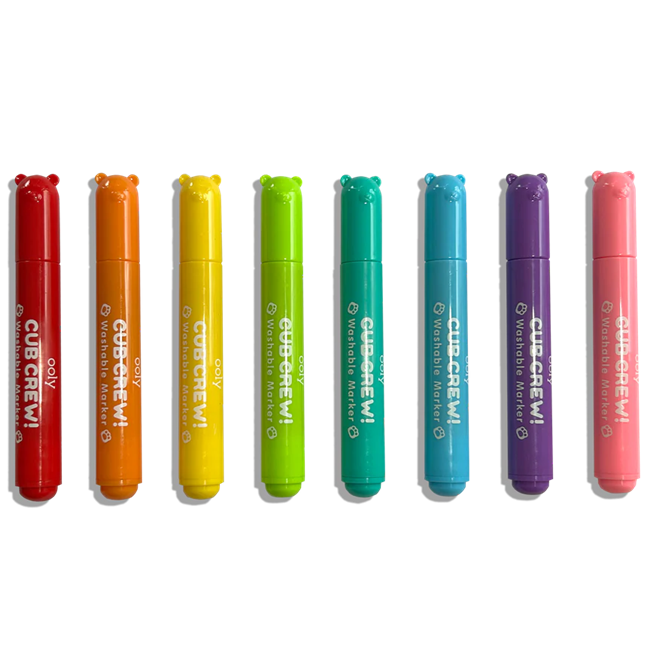 Cub Crew Washable Markers - Set of 8