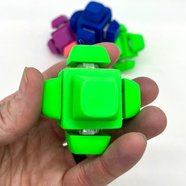 Bumpa Fidget Clicky Cube Toy - Assorted