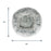 Dream Chaser Cuddle Donut Pet Bed, Gray