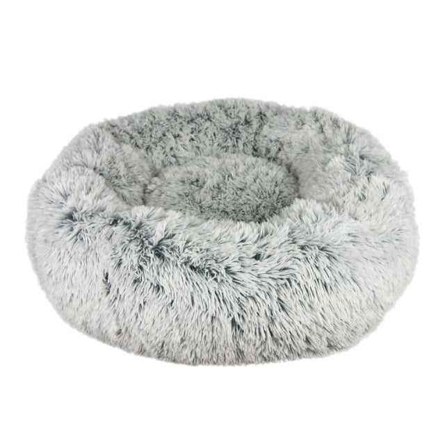Dream Chaser Cuddle Donut Pet Bed, Gray