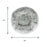 Dream Chaser Cuddle Donut Pet Bed, Gray