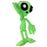 Tuffy MIGHTY Liar Alien Tough Plush Dog Toy