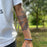 Monarch Butterfly Temporary Tattoo