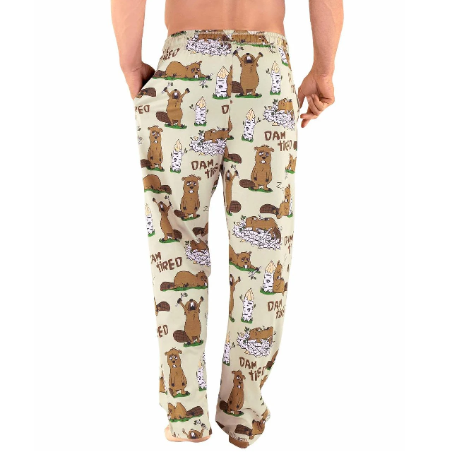 LazyOne Dam Tired Beaver Men's PJ Pant