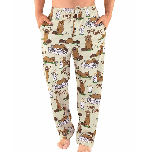 LazyOne Dam Tired Beaver Men's PJ Pant