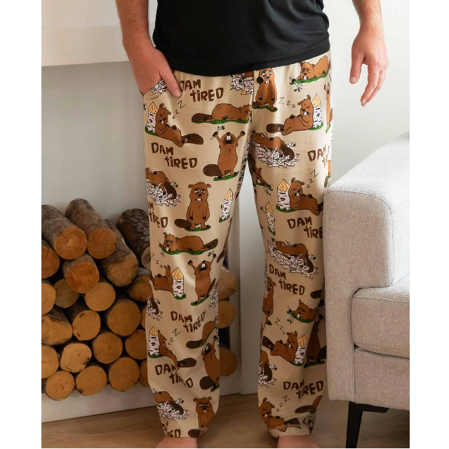 LazyOne Dam Tired Beaver Men's PJ Pant