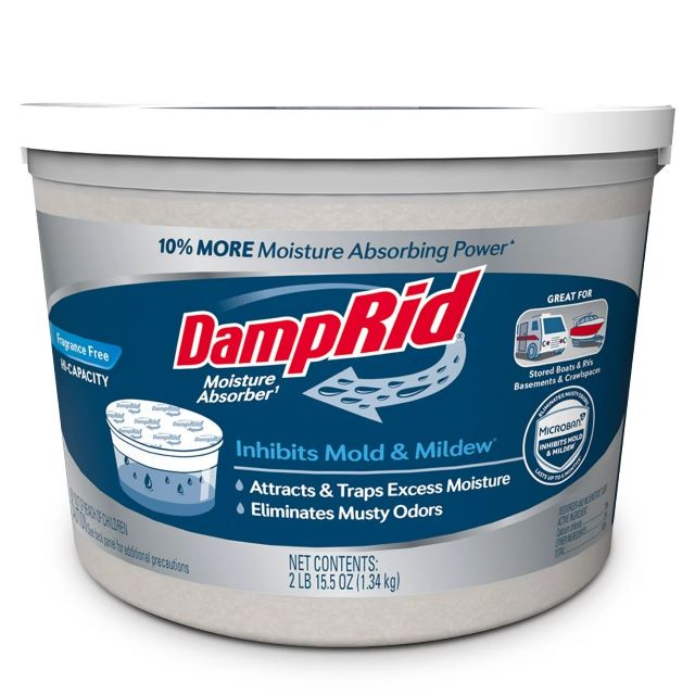 DampRid Hi-Capacity Moisture Absorber Bucket, 2 lbs. 15.5 oz