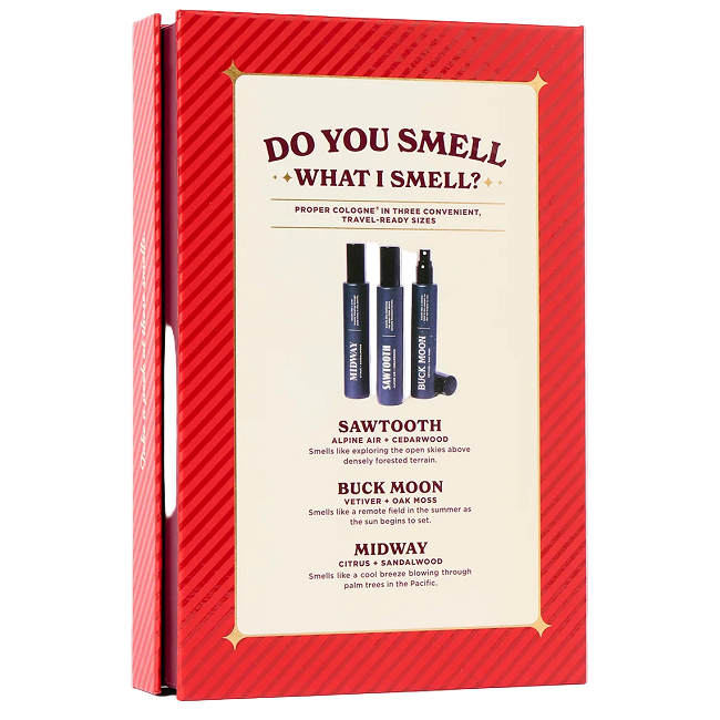 Duke Cannon Merry Little Sniffmas Proper Cologne Gift Set