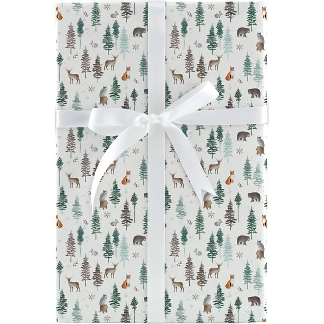 Elegant Trees Jumbo Gift Wrap Roll 10' x 30"