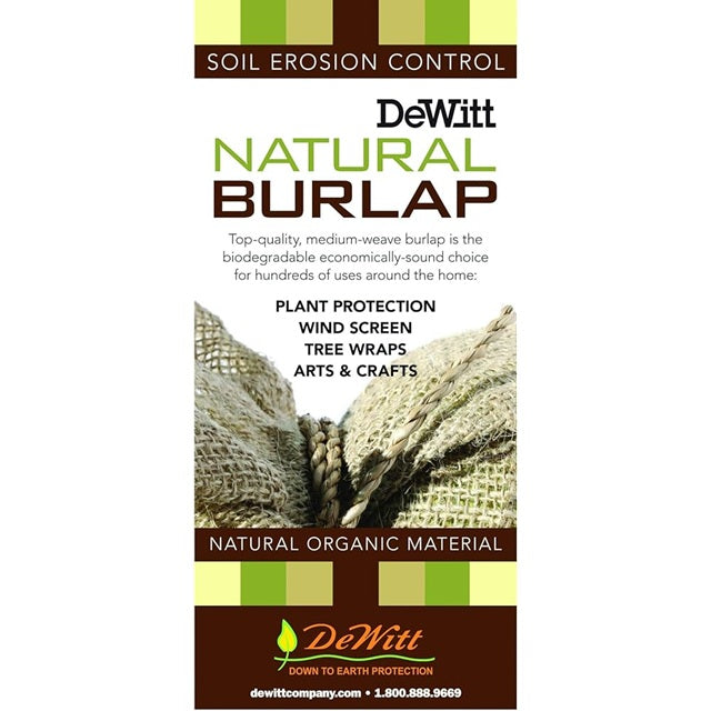 Dewitt Natural Burlap Fabric 3 ft. x 24 ft. Roll