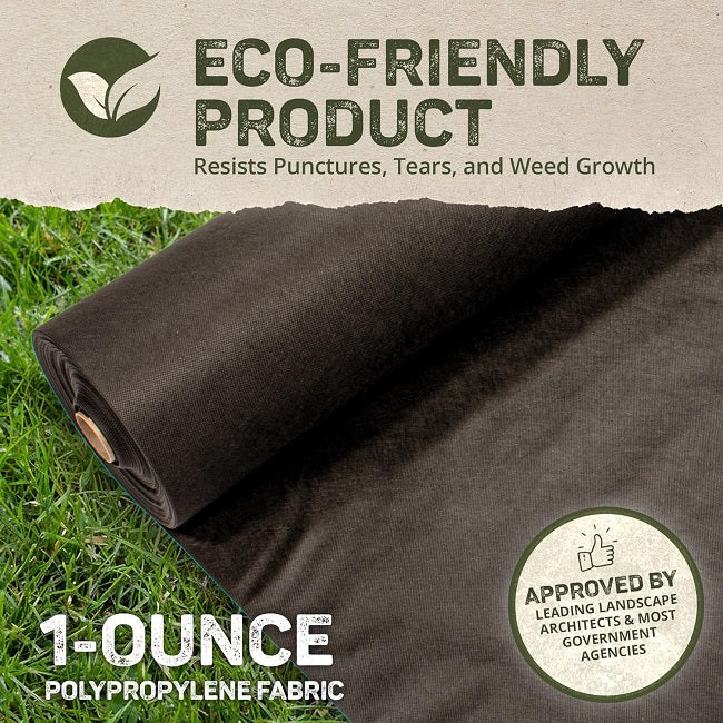 DeWitt Weed-Barrier Landscape Fabric, 3 Ft. x 100 Ft. Dark Gray