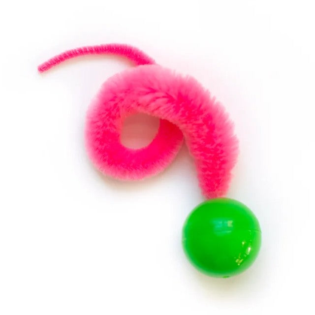 Wiggly Ping Plastic Ball Cat Toy, Assorted Colors