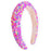 Chunky Puffy Sprinkles Headband, Light Blue