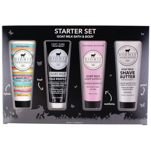 Dionis Goat Milk Bath & Body 4-Piece Starter Set