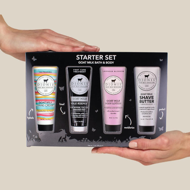 Dionis Goat Milk Bath & Body 4-Piece Starter Set