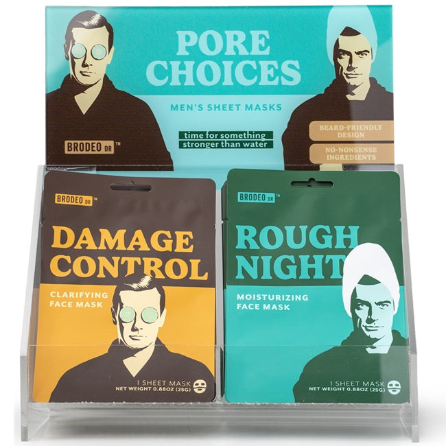 Brodeo Drive™ Pore Choices Men’s Sheet Masks