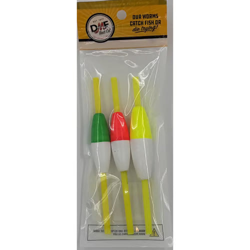 DMF Bait Cigar Slip Floats 3-Count