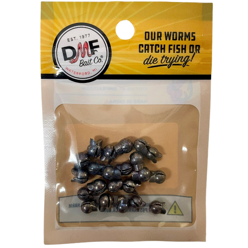 DMF Bait Pinch-On Sinkers, Assorted Large